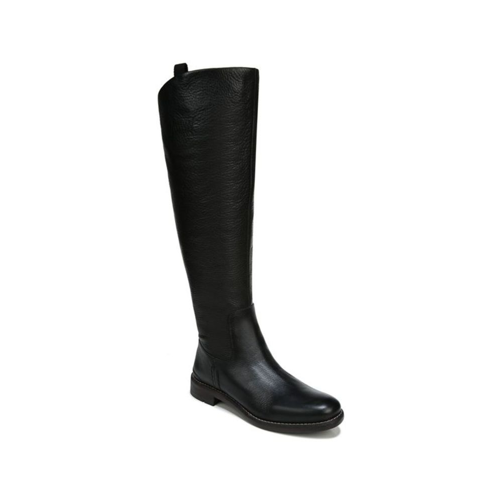 FRANCO SARTO Womens Black Back Zip WC Meyer Leather Riding Boot 8 M